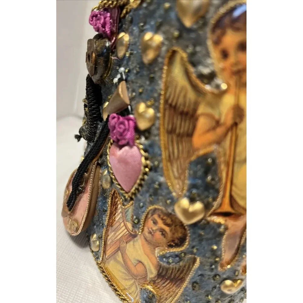 Mary Francis Embellished Mini Bag with Angel Motif - Picture 13 of 16